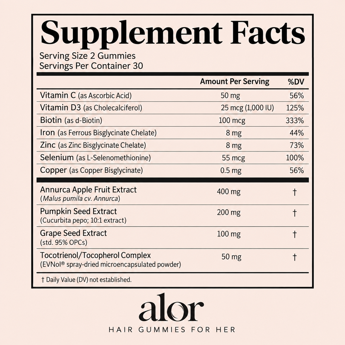 Women's Hair Gummies